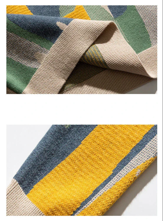 Gebreide damestrui met kattenmotief - gezellig en warm