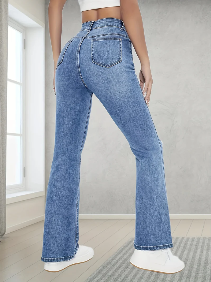 Lovisa - lichtblauwe bootcut jeans