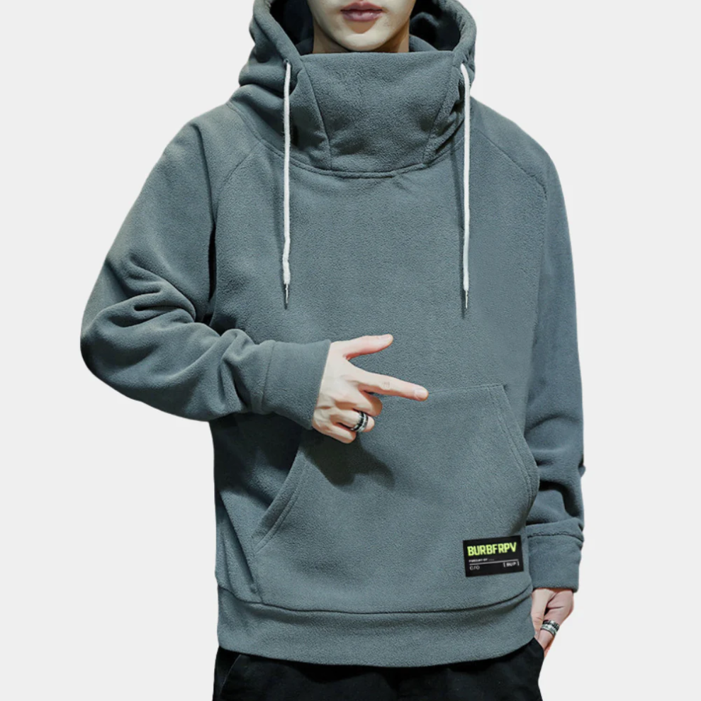 Warme grote maten hoodie voor heren