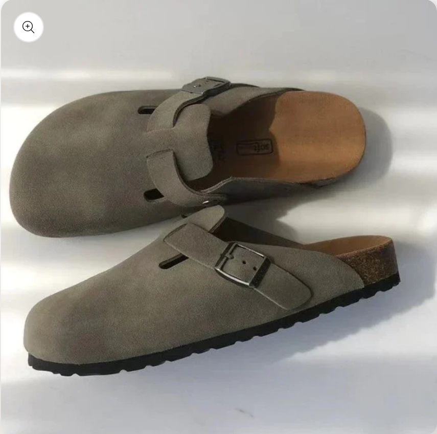 Premium unisex leren Boston-sandalen - stijl en kwaliteit in één