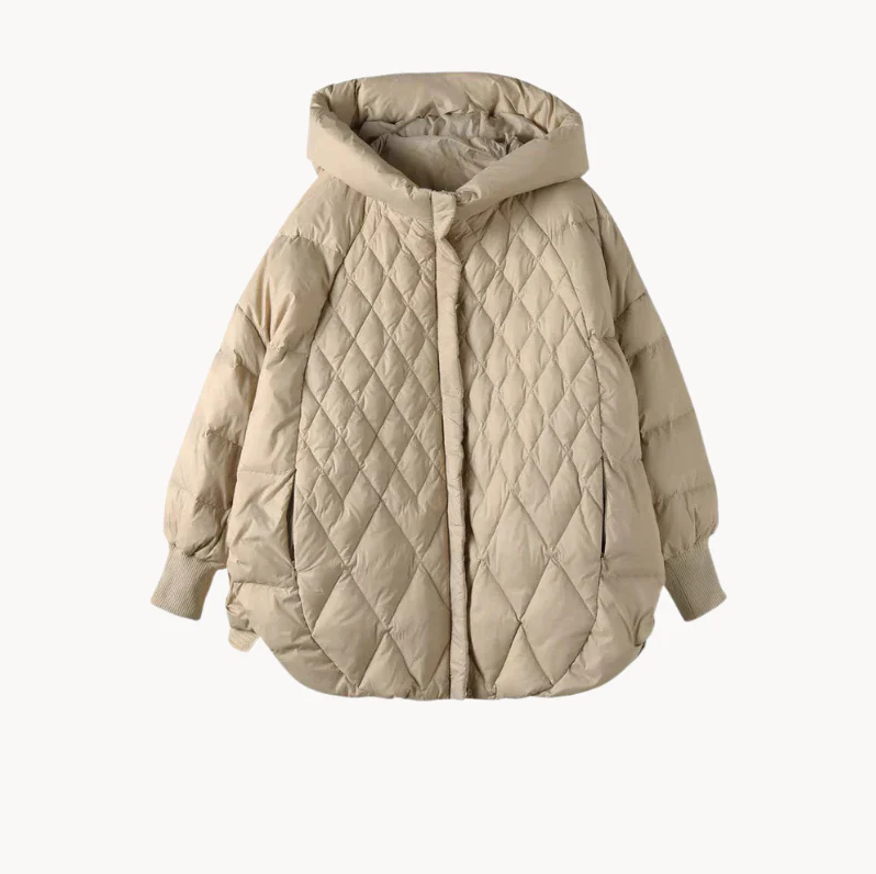 Ghislaine | warme casual eendendons damesjas