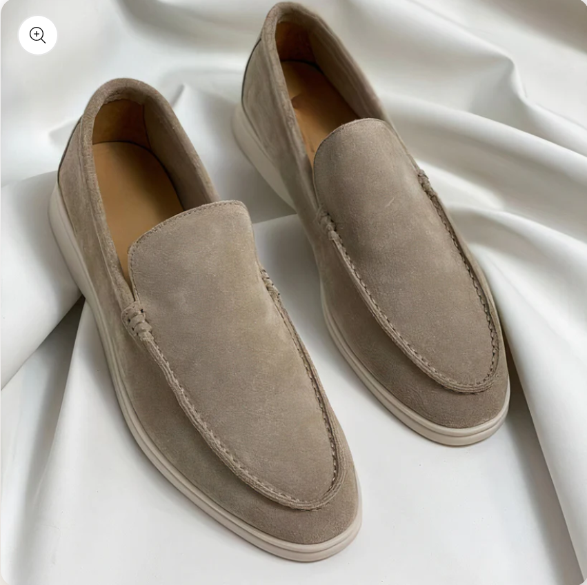 Gio - vintage leren herenloafers