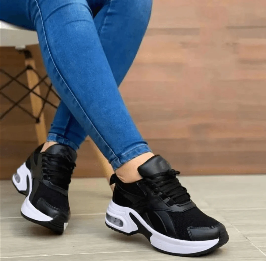 Vrijetijdssneakers voor dames, comfortabel, modern