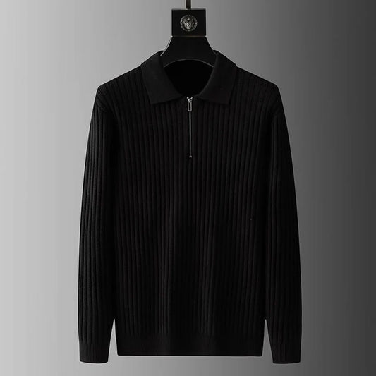 Premium herentrui met polokraag - zacht en comfortabel