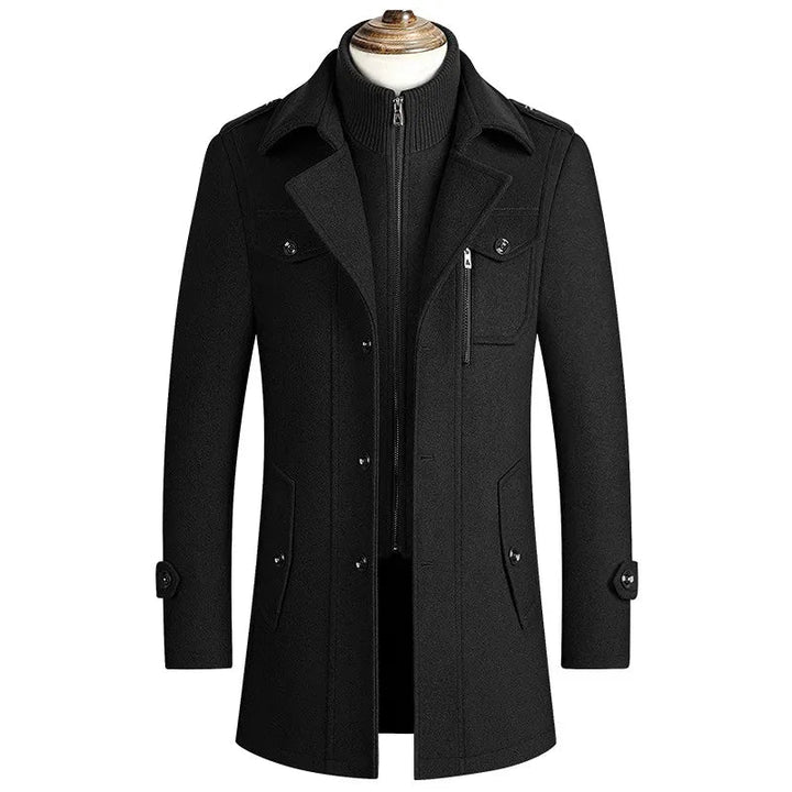 Vincentius | Trenchcoat met open kraag