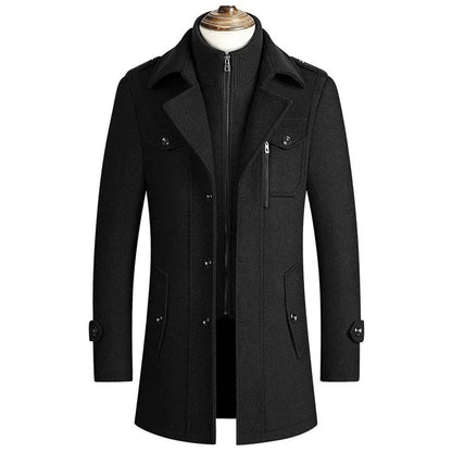 Vincentius | Trenchcoat met open kraag
