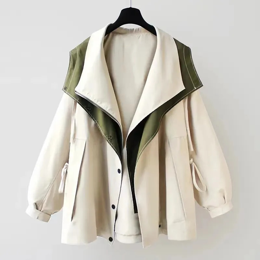 Lilyna | stijlvolle waterafstotende trenchcoat