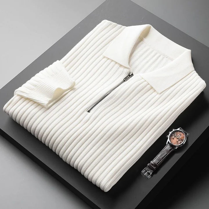 Premium herentrui met polokraag - zacht en comfortabel