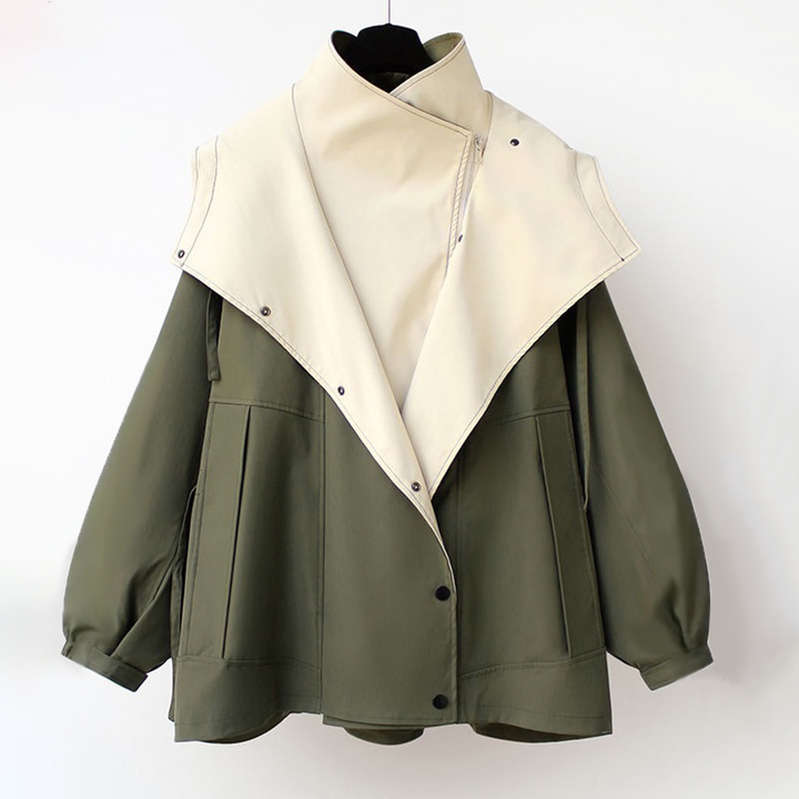 Lilyna | stijlvolle waterafstotende trenchcoat