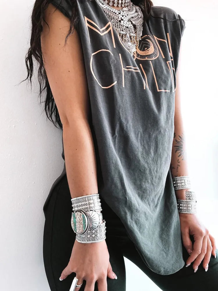 MOON CHILD - Stijlvol shirt met print