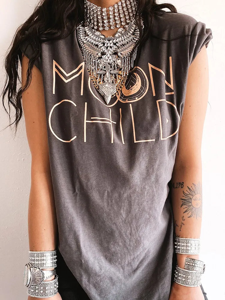 MOON CHILD - Stijlvol shirt met print