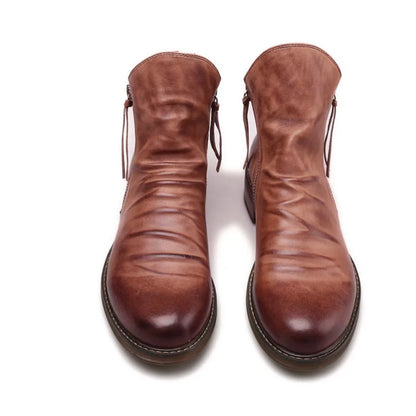 Elegante chelsea boots van echt leer voor mannen