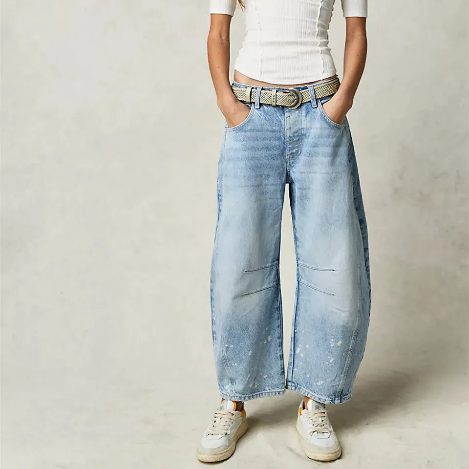 Retro damesjeans - casual snit