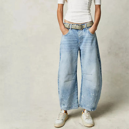 Retro damesjeans - casual snit