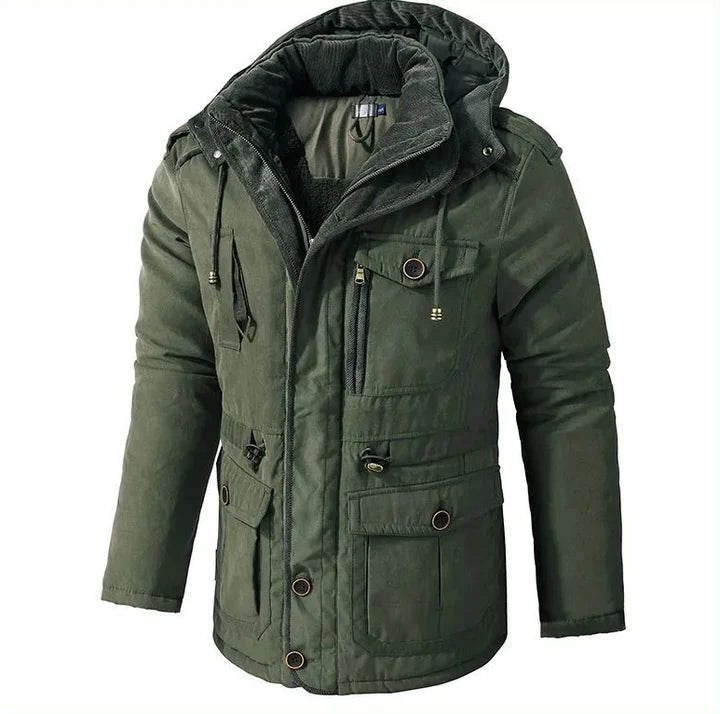 Robuuste herenjas met warme binnenvoering en stijlvol design