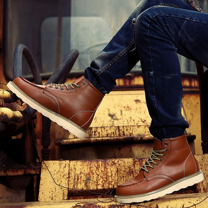 Retro winterlaarzen voor mannen | warm & robuust