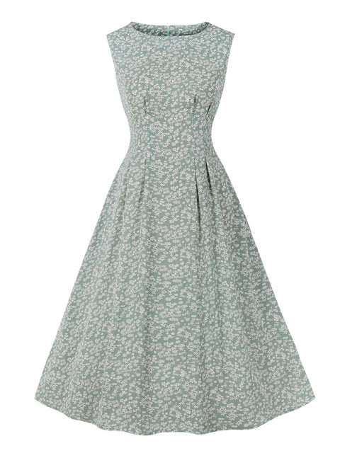 Katharina - zwart-witte retrojurk