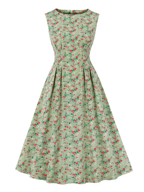 Katharina - zwart-witte retrojurk