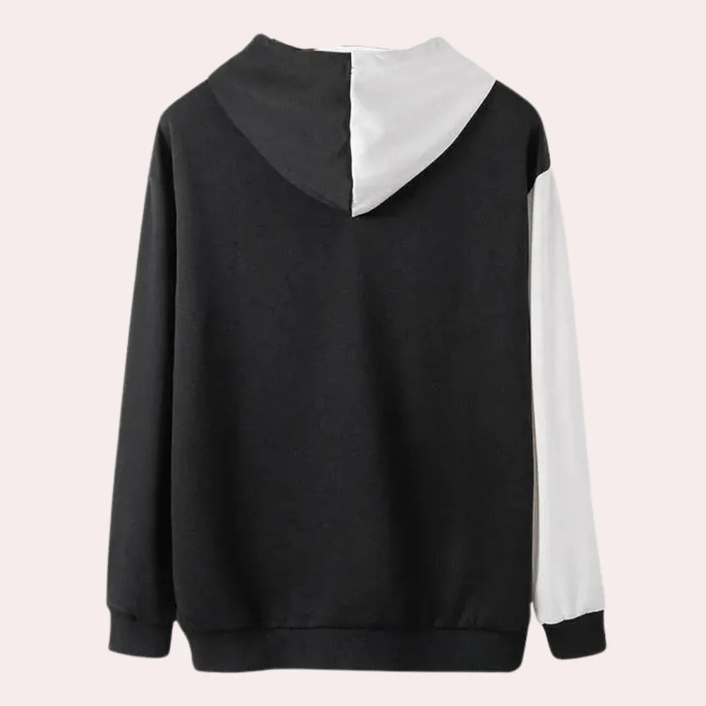 Bradley - casual bedrukte hoodie voor heren