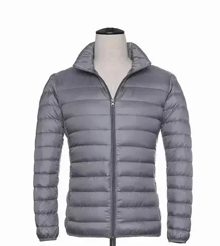 Ultralicht donsjack - capuchon - ritssluiting - lichtgewicht pufferjack - winterjassen voor heren