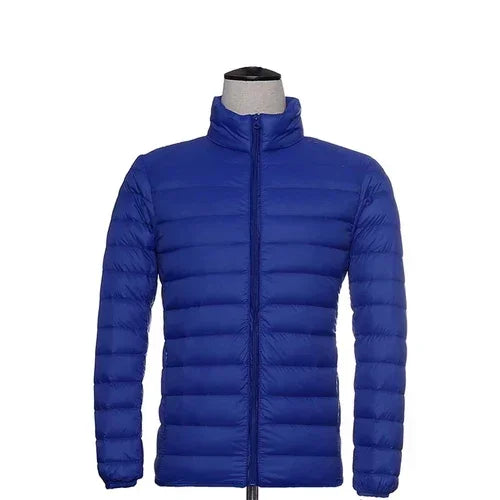 Ultralicht donsjack - capuchon - ritssluiting - lichtgewicht pufferjack - winterjassen voor heren