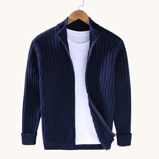 Lazar - luxe herentrui met rits