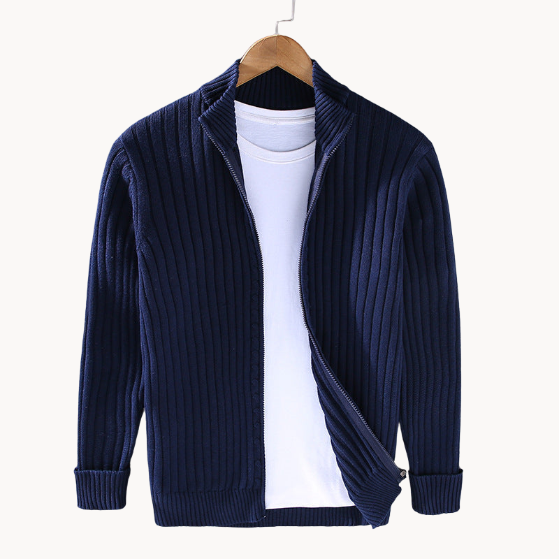 Lazar - luxe herentrui met rits
