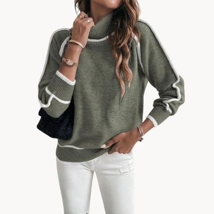 Winona - elegante, warm gevoerde trui voor dames