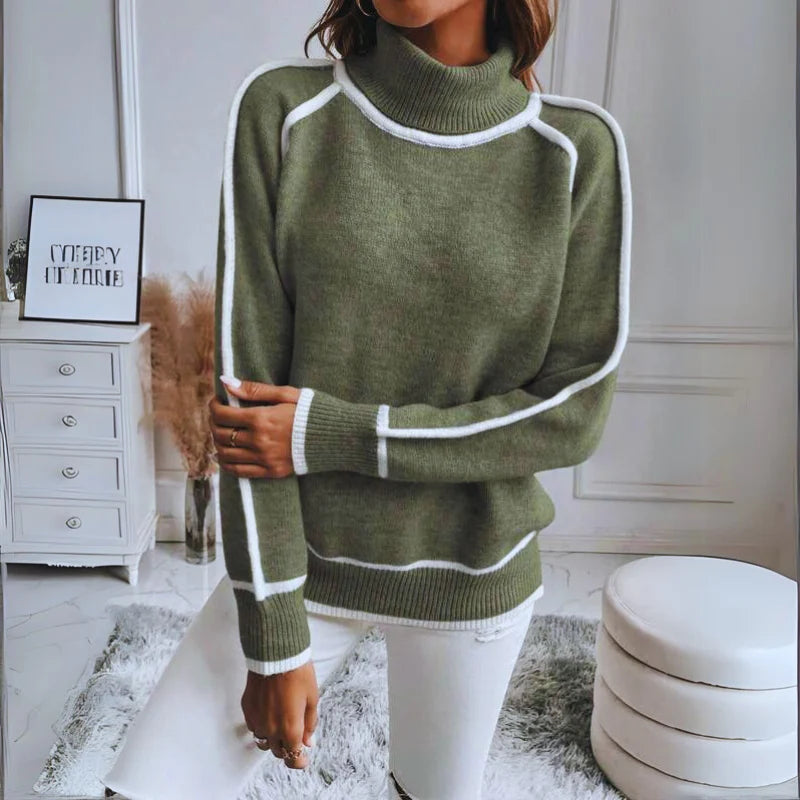 Winona - elegante, warm gevoerde trui voor dames