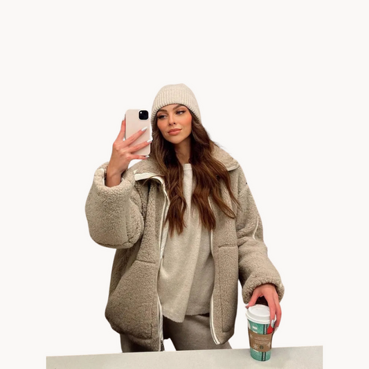 Nora | ultrazacht teddyfleece damesjack