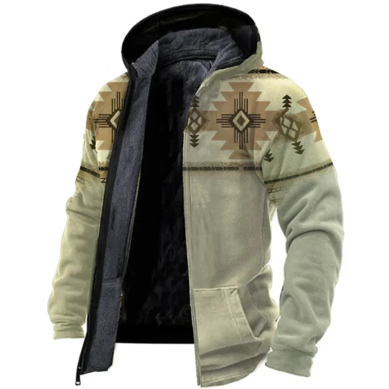 Susanna - warme vintage fleece herenjas