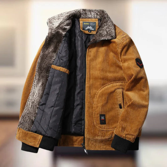 Quentin - fleece gevoerde herenjas