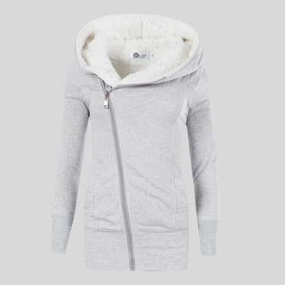 Brie - vest van fleece met capuchon