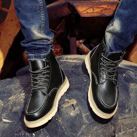 Retro winterlaarzen voor mannen | warm & robuust