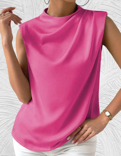 Mairead – elegante mouwloze blouse