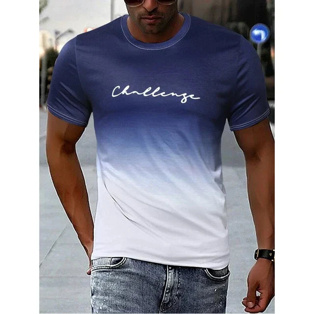 Tate | vintage heren t-shirt met kleurverloop