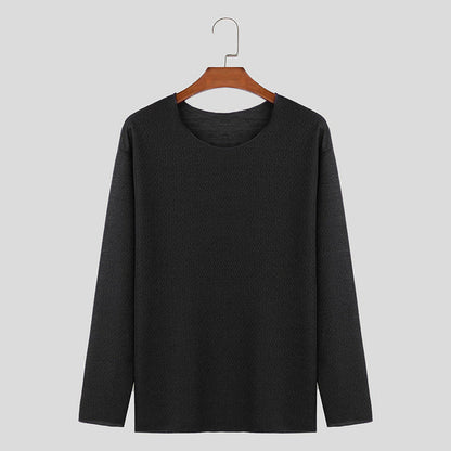 Roma | ademend, elegant design heren-T-shirt met lange mouwen