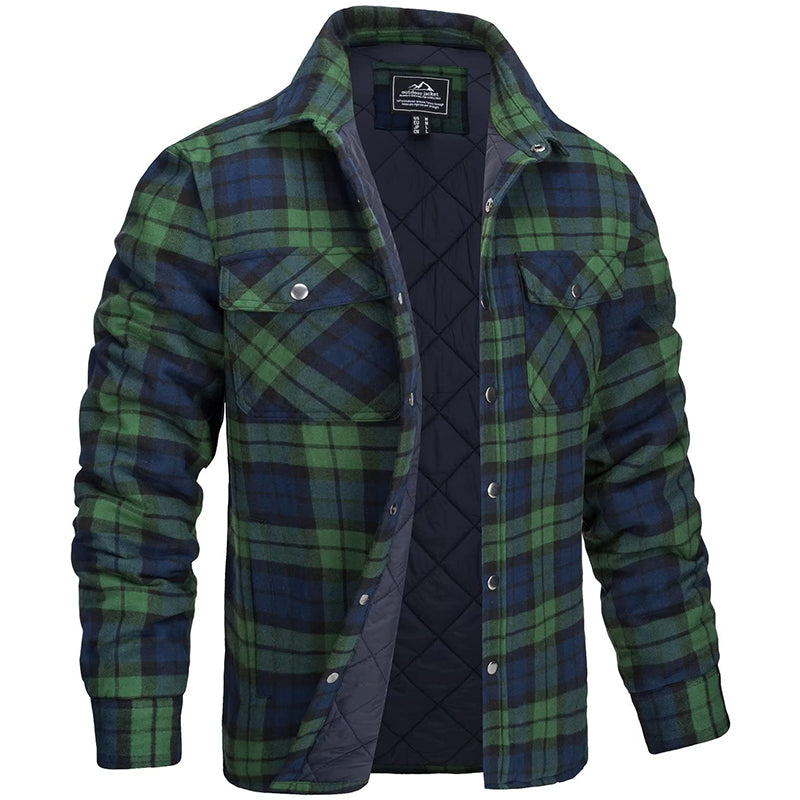 James - cosy flanellen comfortjack voor heren