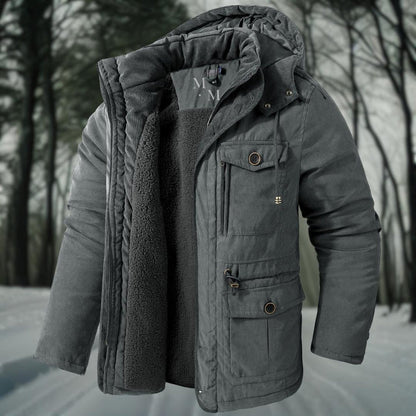 Warme herenwinterjas met feel-good factor