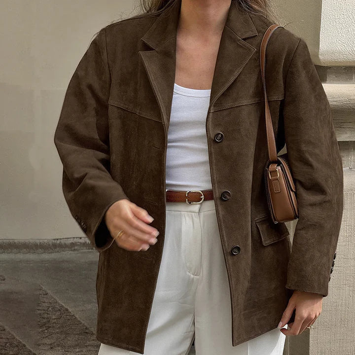 Lilly – suède jasje vintage