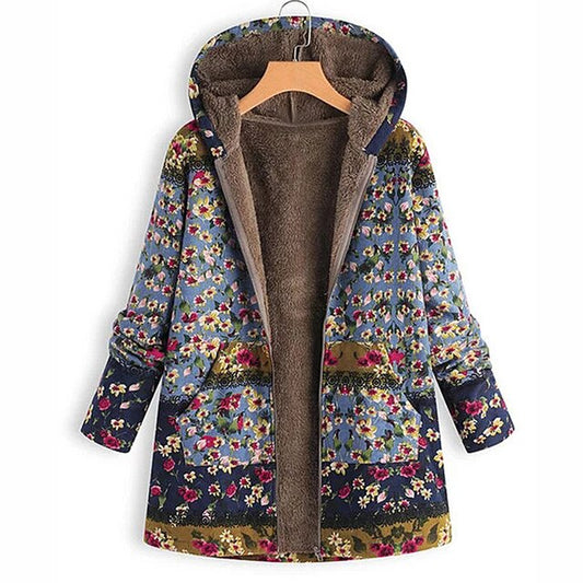 Caela - vintage winterjas voor dames
