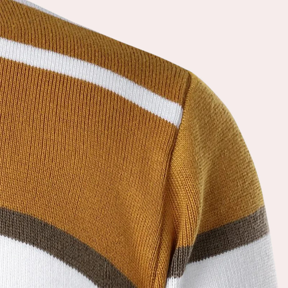 Melko - casual gestreepte trui voor heren