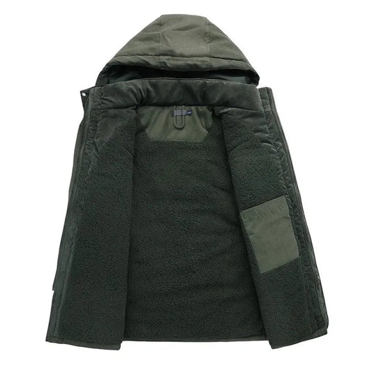 Robuuste herenjas met warme binnenvoering en stijlvol design