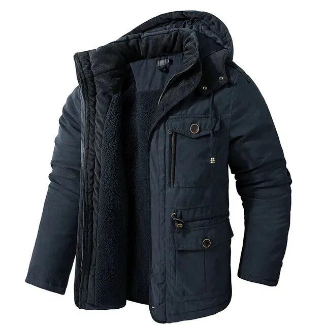 Robuuste herenjas met warme binnenvoering en stijlvol design