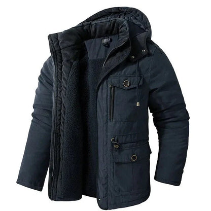 Robuuste herenjas met warme binnenvoering en stijlvol design