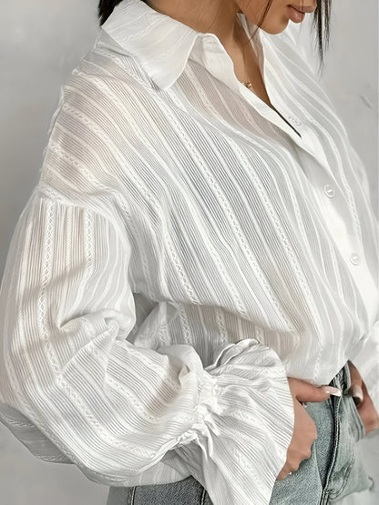 Oriholt | elegant overshirt met bedrukte kraag