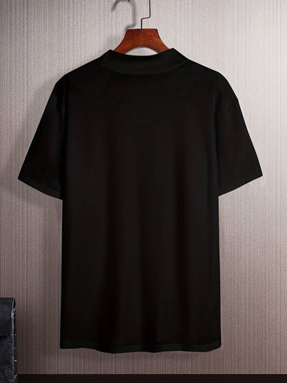 Radoslav - stijlvol t-shirt met opstaande kraag voor heren