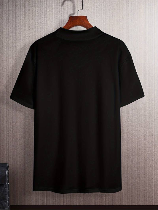 Radoslav - stijlvol t-shirt met opstaande kraag voor heren