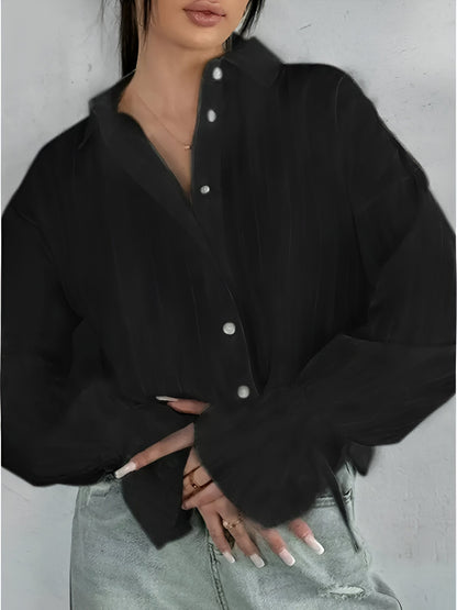 Oriholt | elegant overshirt met bedrukte kraag