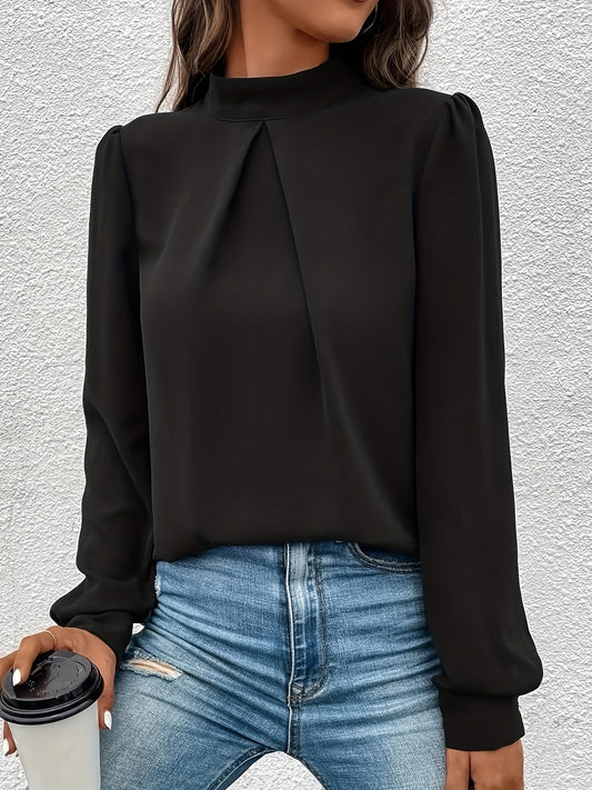 Zwarte elegante blouse - Marlene